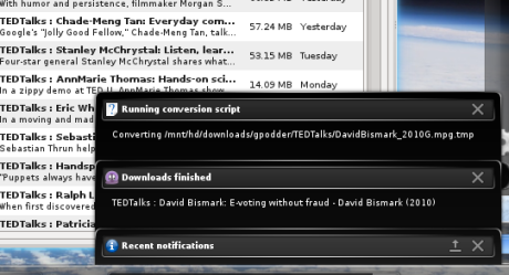 gPoder downloading and converting
